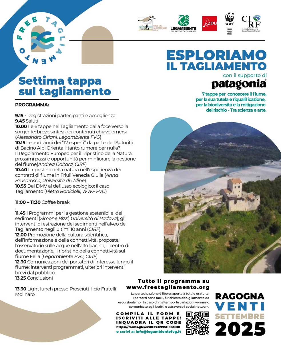 Locandina Esploriamo il Tagliamento