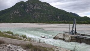 Presa Consorzio Bonifica Bassa Friulana Gemona a valle