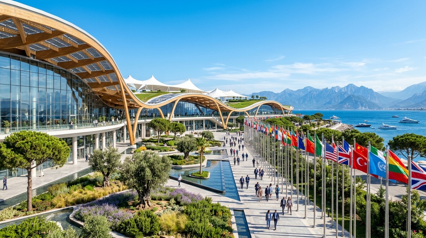Complesso fieristico Expo di Antalya sede designata per la conferenza COP31