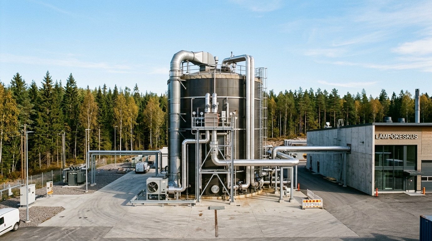 Impianto di accumulo termico a sabbia sviluppato in Finlandia